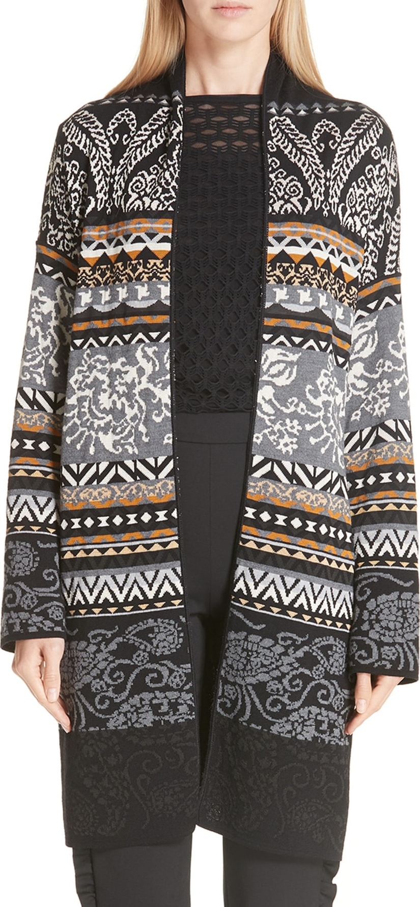 Fuzzi Fair Isle Cardigan