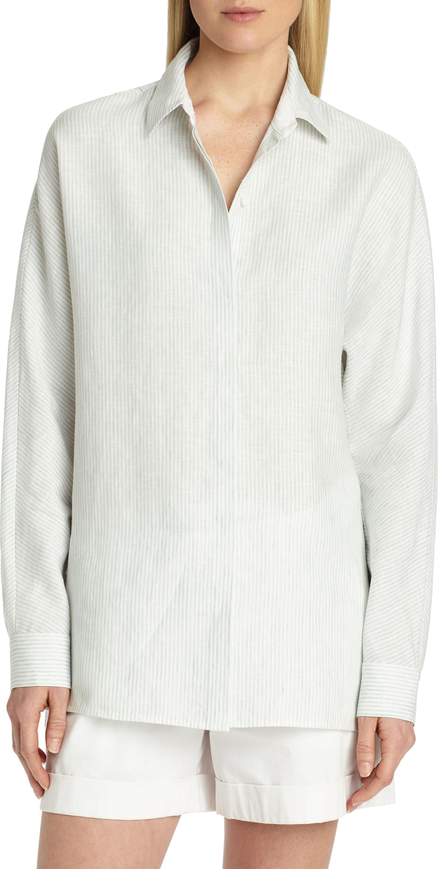 Lafayette 148 New York Alyssa Linen Blouse