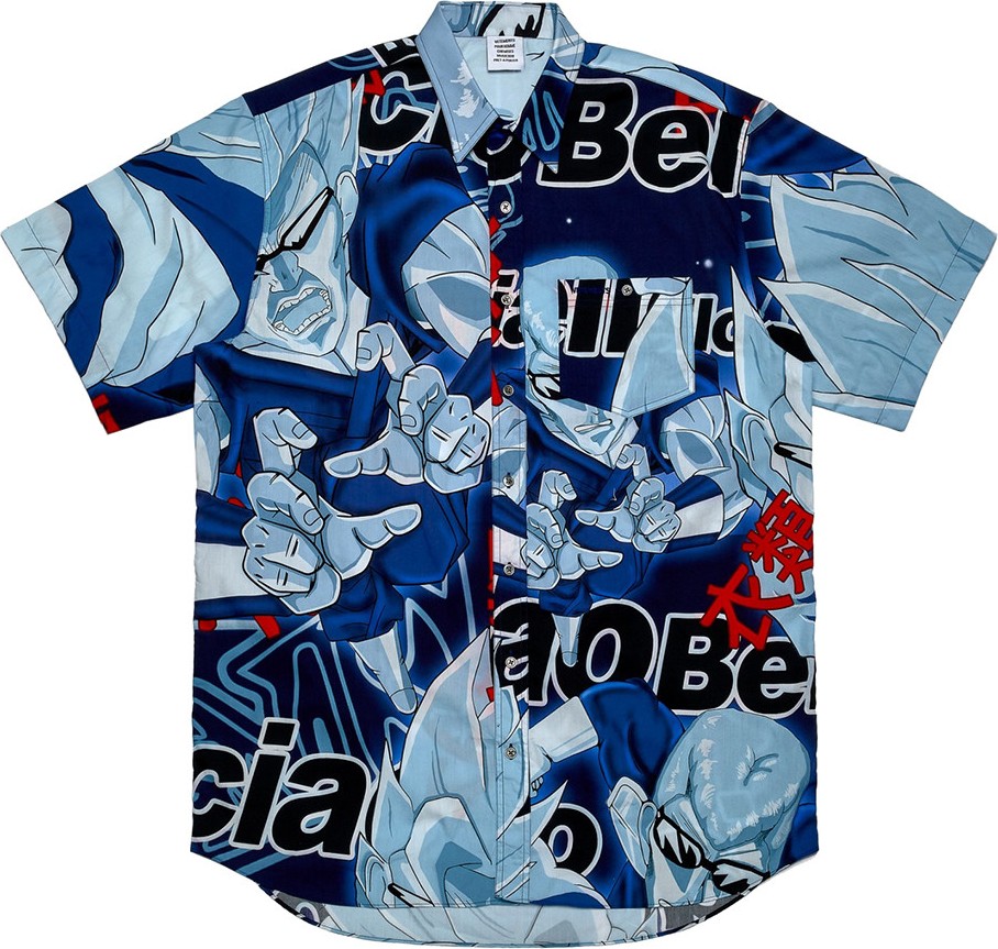 Vetements anime print short sleeve shirt