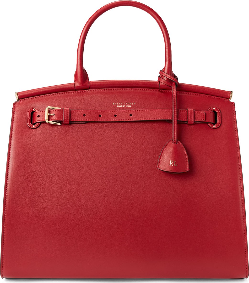 Ralph Lauren RL50 Large Leather Handbag - Gold Hardware
