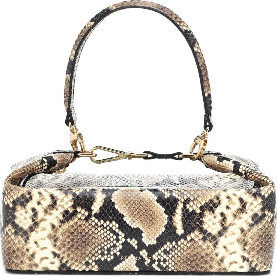 Rejina Pyo Olivia snake-printed leather tote