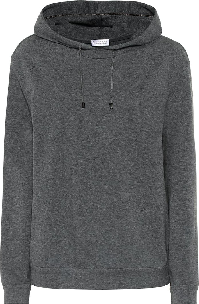 Brunello Cucinelli Stretch-cotton hoodie