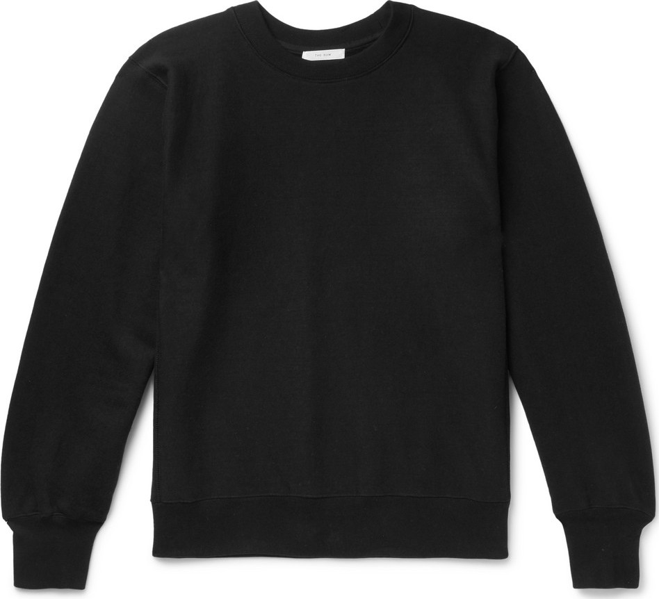 THE ROW George Loopback Cotton-Jersey Sweatshirt