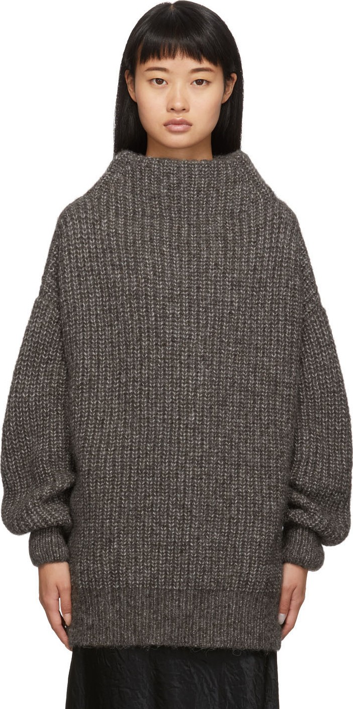 Lauren Manoogian Brown Fisherman Turtleneck