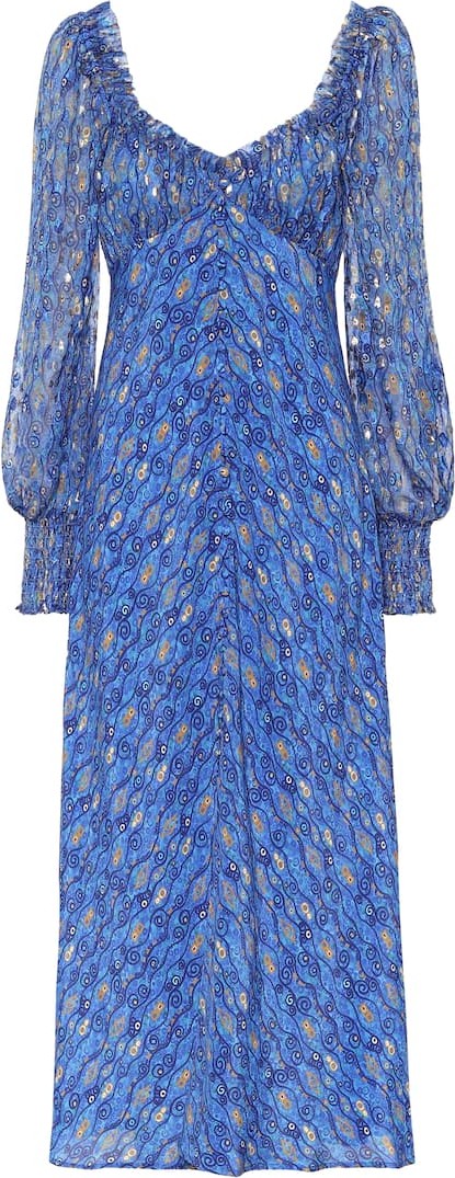 RIXO LONDON Miriam lamémidi dress