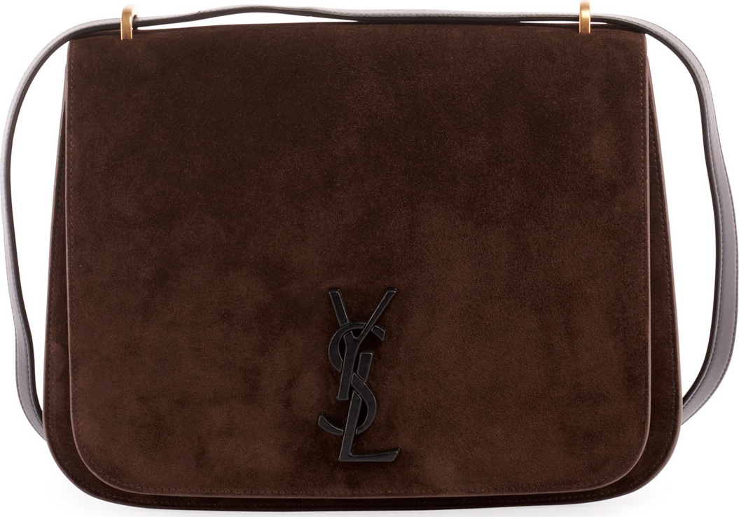 Saint Laurent Monogram YSL Spontini Medium Satchel Bag