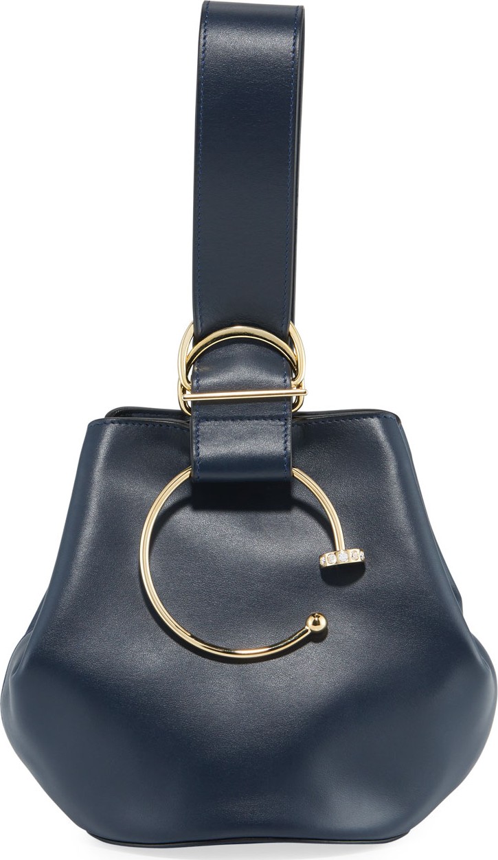 ADEAM Kira Kira Leather Bucket Bag