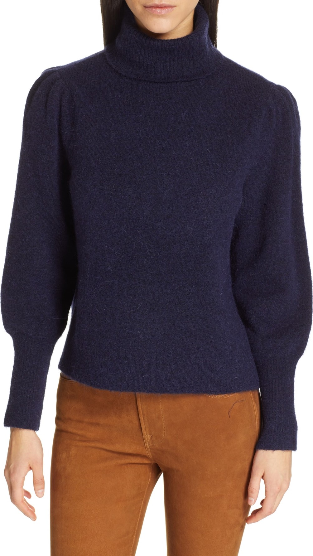FRAME DENIM Swingy Turtleneck Sweater