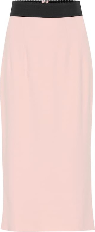 Dolce & Gabbana Stretch-cady pencil skirt