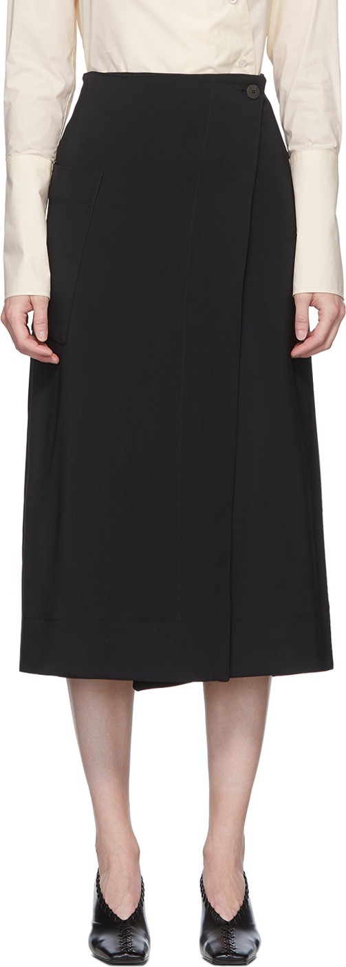 Studio Nicholson Black Bude Skirt