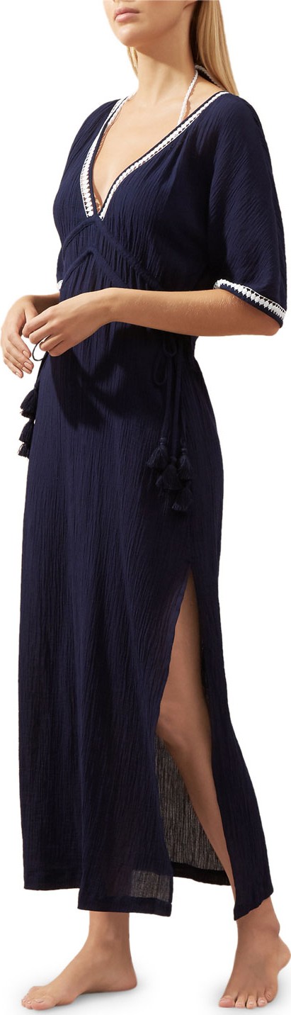 HEIDI KLEIN Carlisle Bay Lace-Trim Coverup Maxi Dress