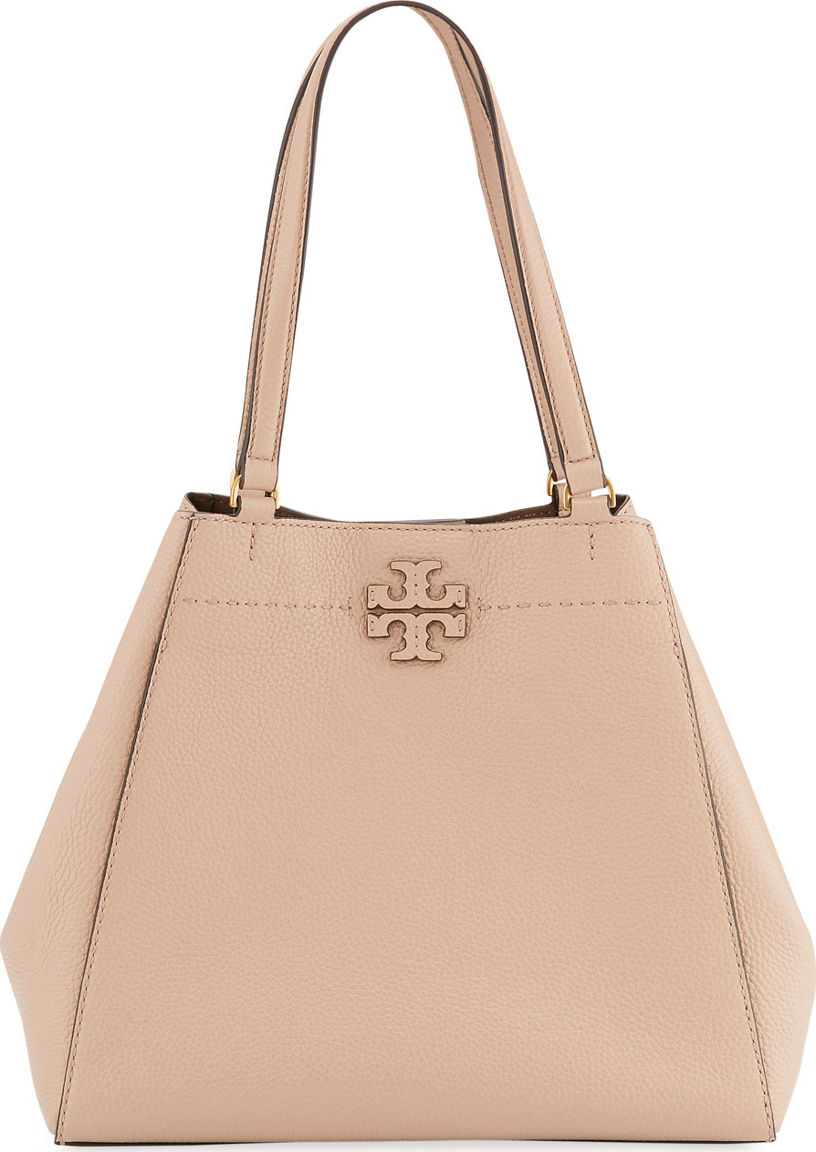 Tory Burch McGraw Carryall Leather Tote Bag