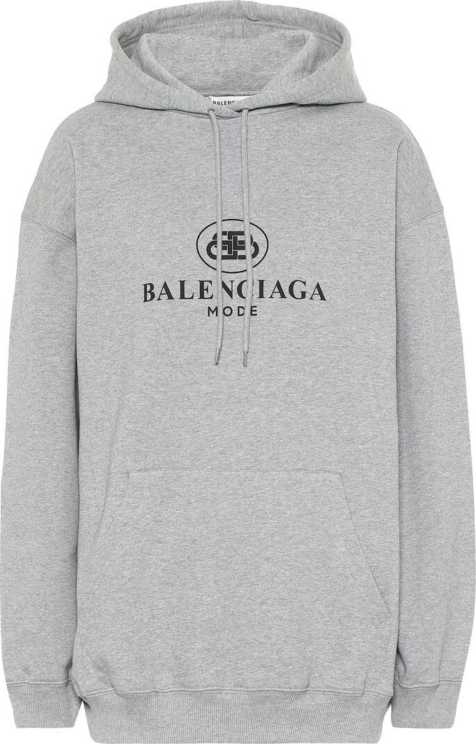 Balenciaga Logo cotton hoodie