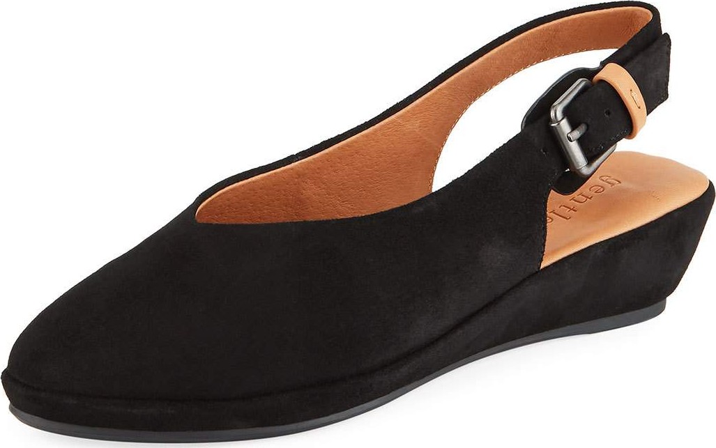 Gentle Souls Noemi Suede Slingback Flats
