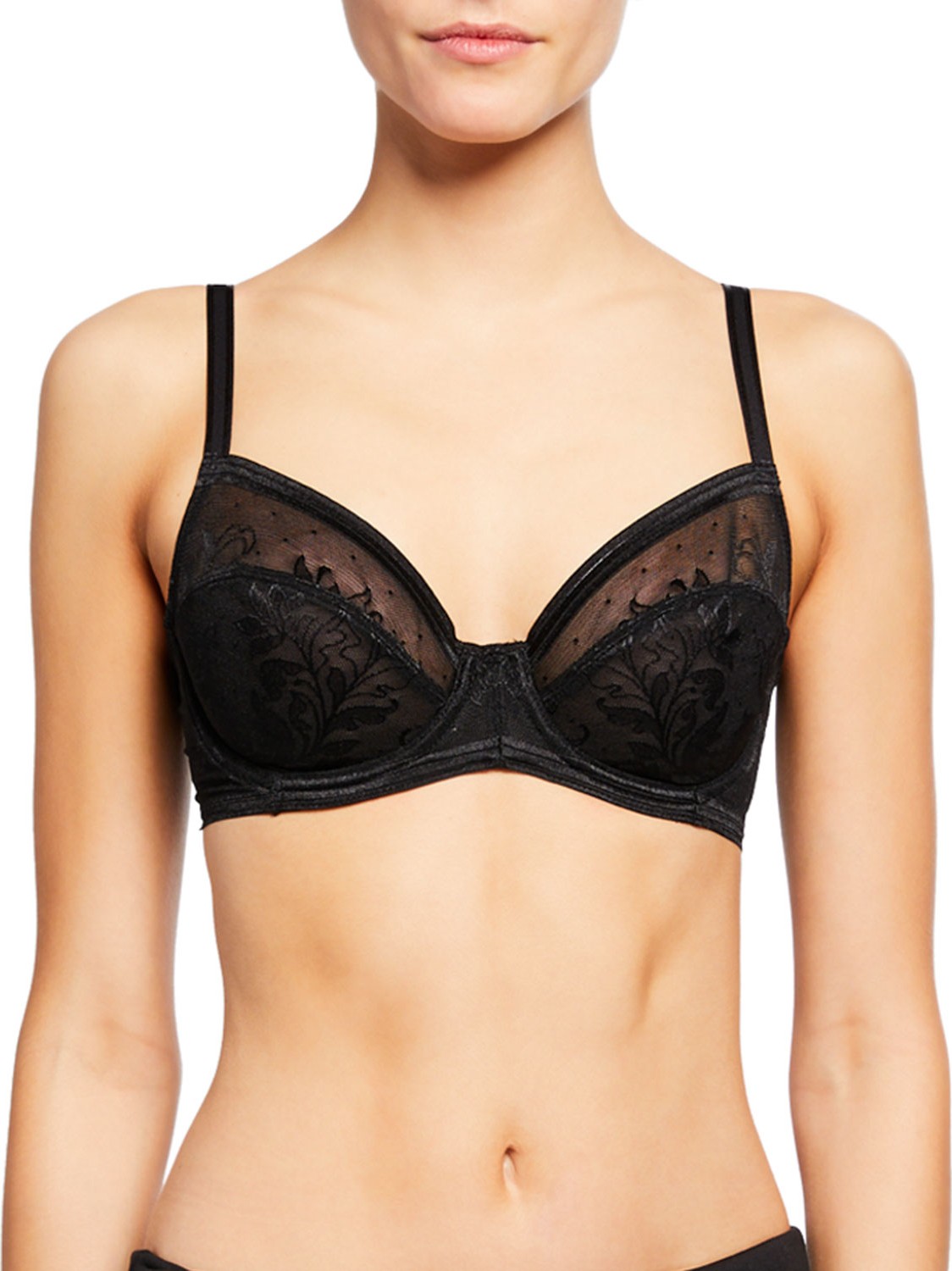 Wacoal Net Effect Full-Cup Lace Underwire Bra