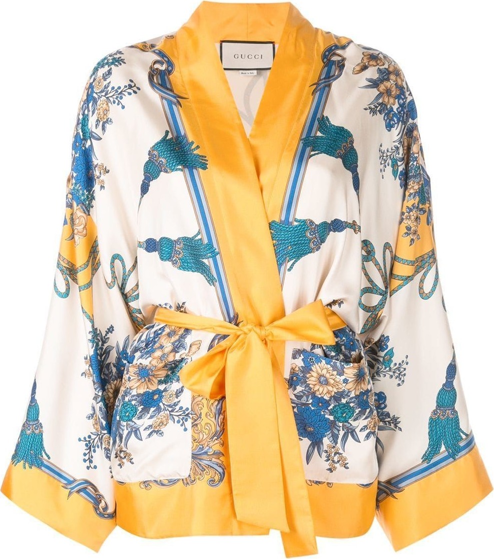 Gucci silk kimono jacket