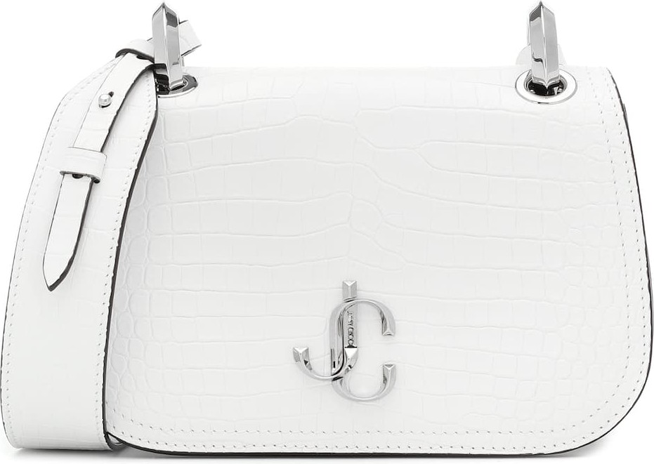 Jimmy Choo Varenne croc-effect crossbody bag