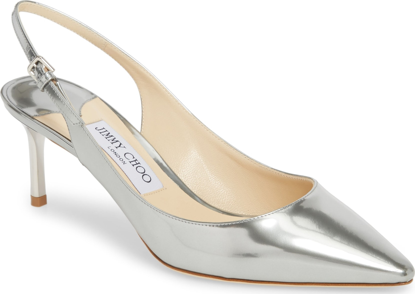 Jimmy Choo Erin Metallic Slingback Pump