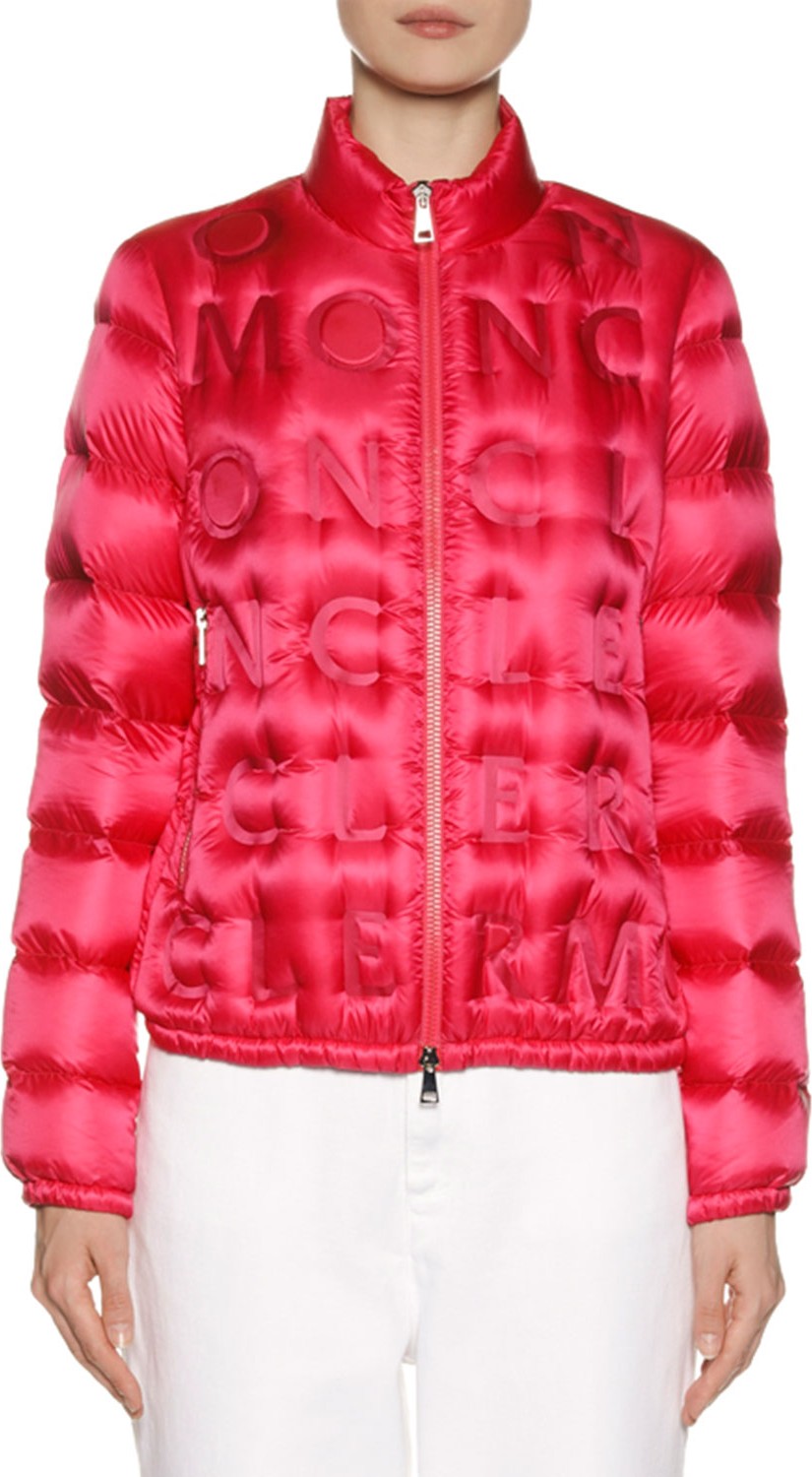 Moncler Vilnius Quilted-Letter Down Jacket