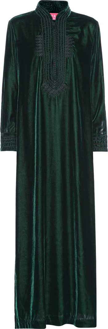 F.R.S For Restless Sleepers Epione velvet maxi dress