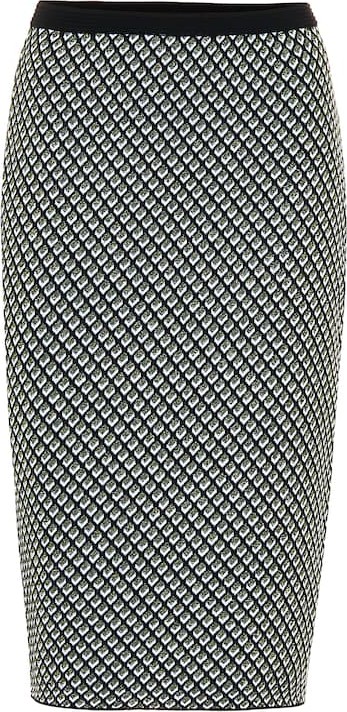 DIANE von FURSTENBERG Mapel wool-blend pencil skirt