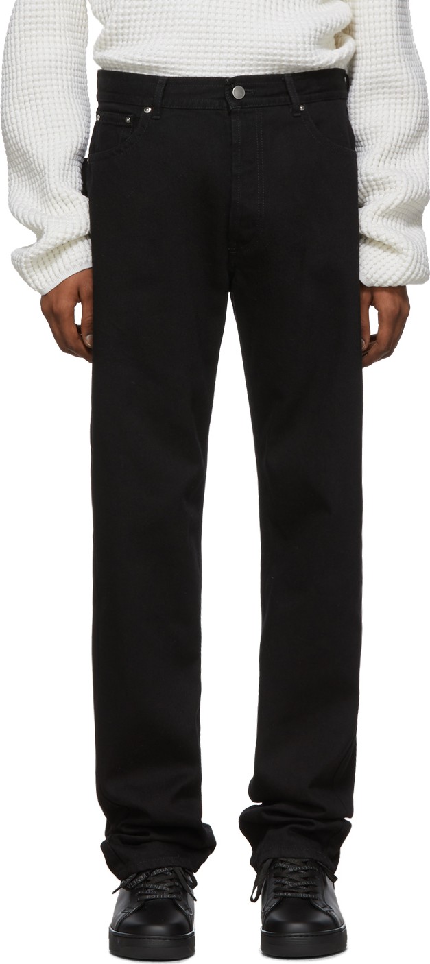 Bottega Veneta Black Workwear Jeans
