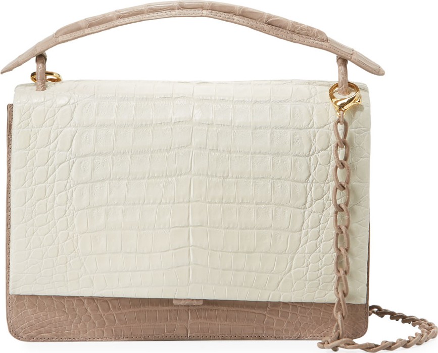 Nancy Gonzalez Large Divino Crocodile Satchel Bag