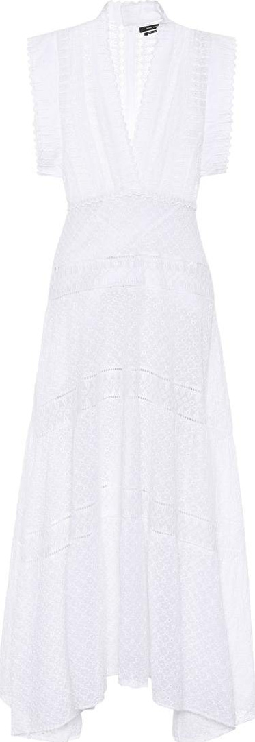 Isabel Marant Zayla embroidered cotton dress