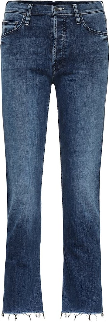 MOTHER The Tomcat high-rise straight jeans