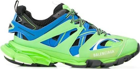 Balenciaga Lime green track sneakers