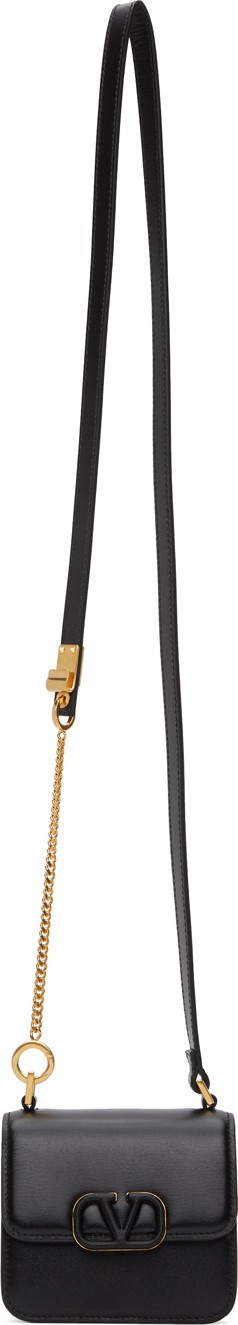 Valentino Black Valentino Garavani Mini VSling Shoulder Bag