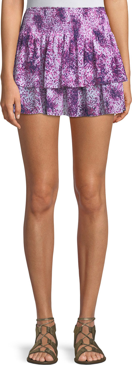 Ramy Brook Sibyl Printed Mini Skirt