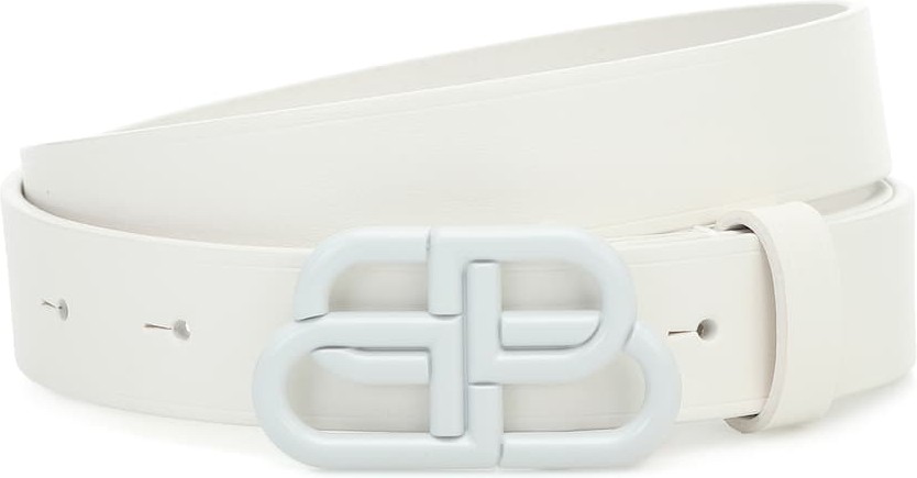 Balenciaga BB leather belt