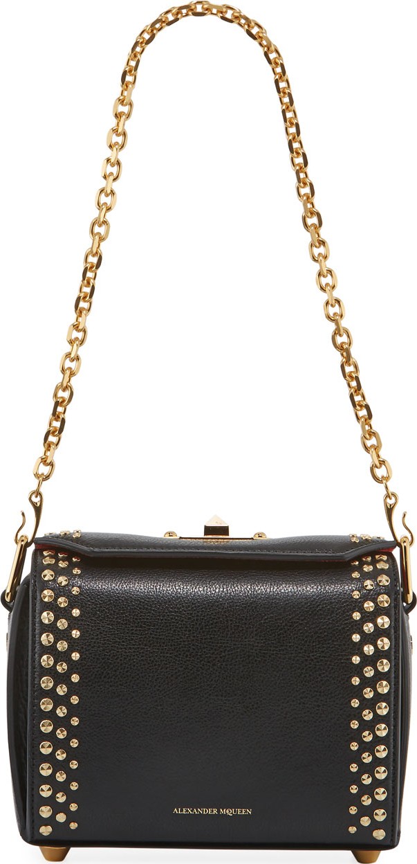 Alexander McQueen Box 19 Pioneer Calf Leather Crossbody Bag