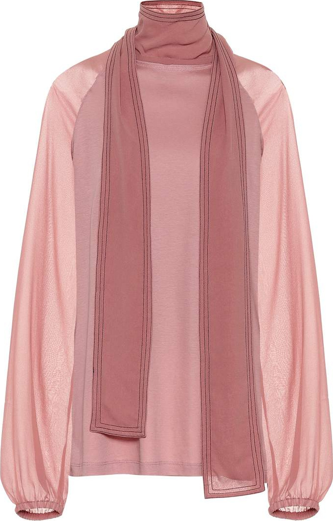 Dorothee Schumacher Tender Flow cotton and silk top