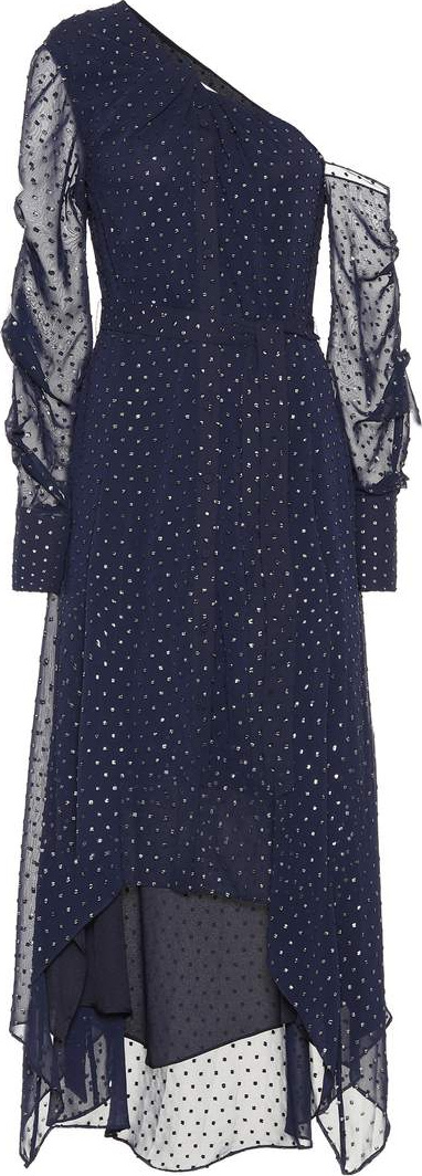 Jonathan Simkhai Asymmetric chiffon dress