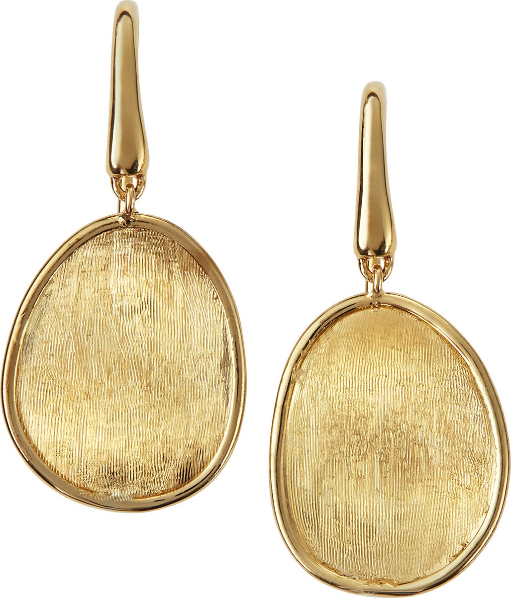 Marco Bicego Lunaria 18k Gold Drop Earrings