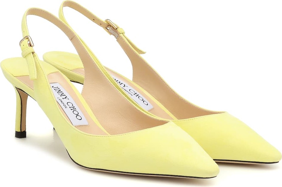 Jimmy Choo Erin 60 suede slingback pumps