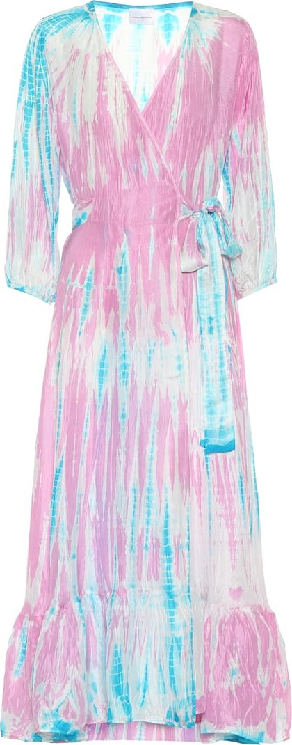 Anna Kosturova Exclusive to Mytheresa – Tie-dye silk midi dress