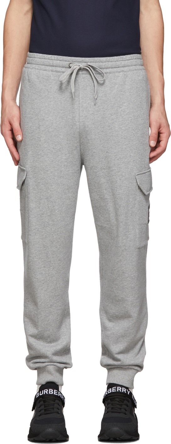 Burberry London England Grey Anton Cargo Lounge Pants