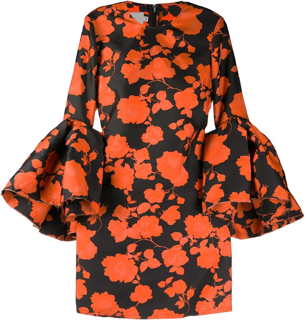 Marques'Almeida Distressed floral-print dress Marques'Almeida Distressed floral-print dress