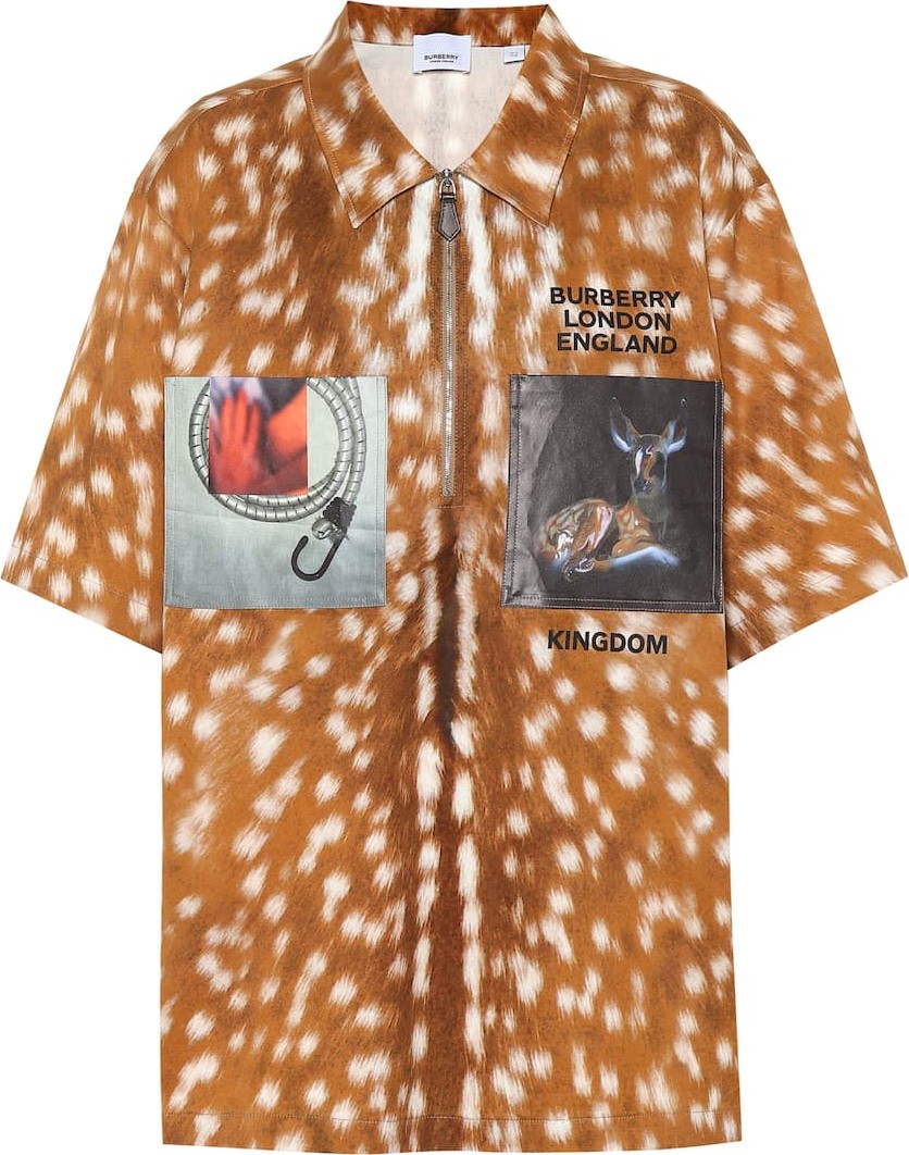 Burberry London England Printed cotton top