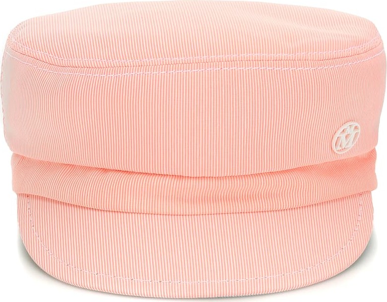 Maison Michel New Abby striped hat