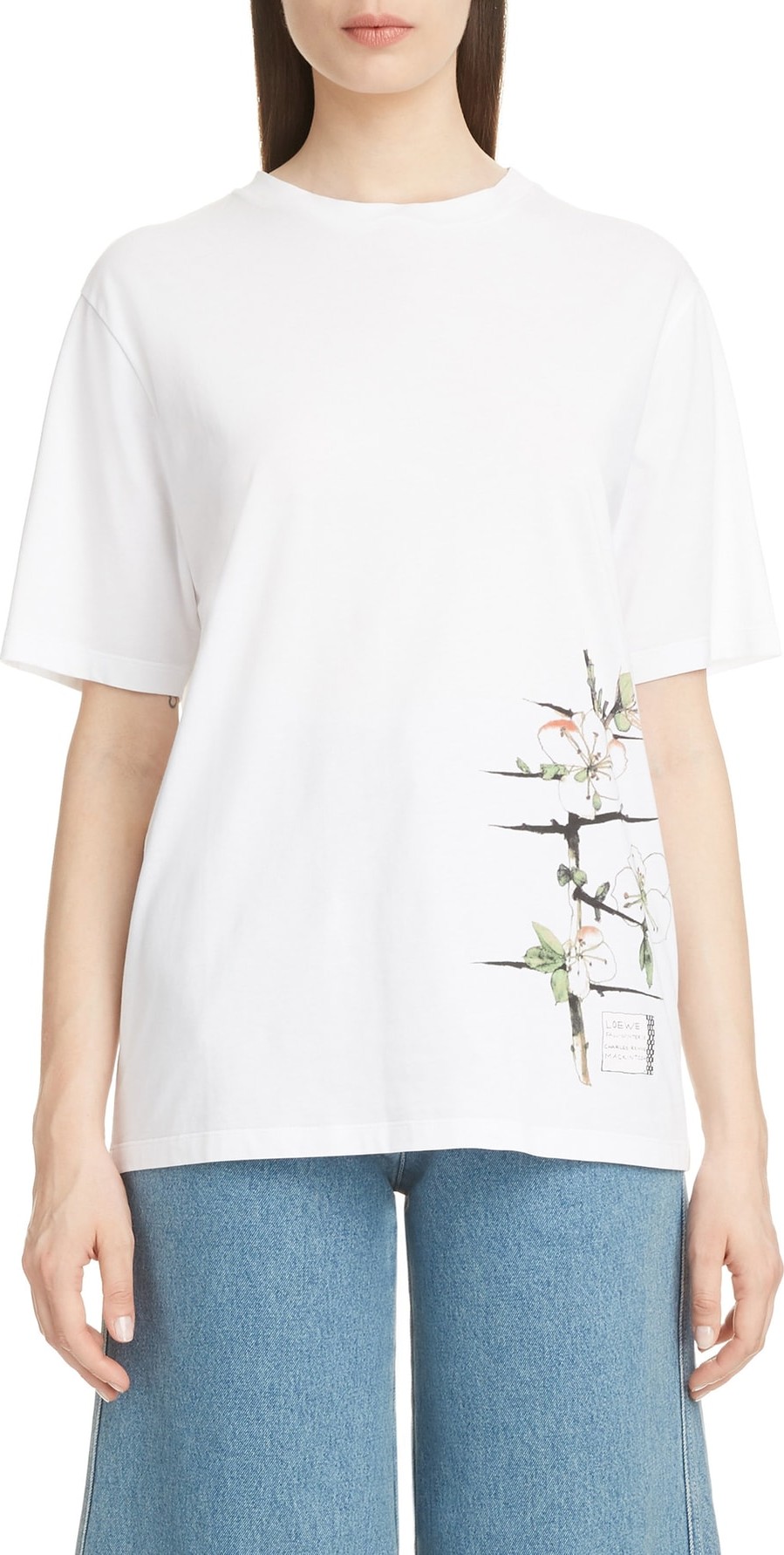 LOEWE Botanical Print Cotton Tee