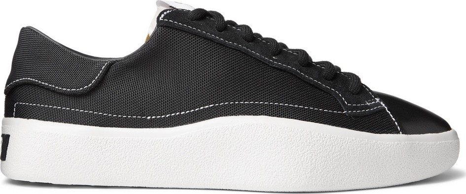 Y-3 Tangutsu Canvas, Suede and Leather Sneakers