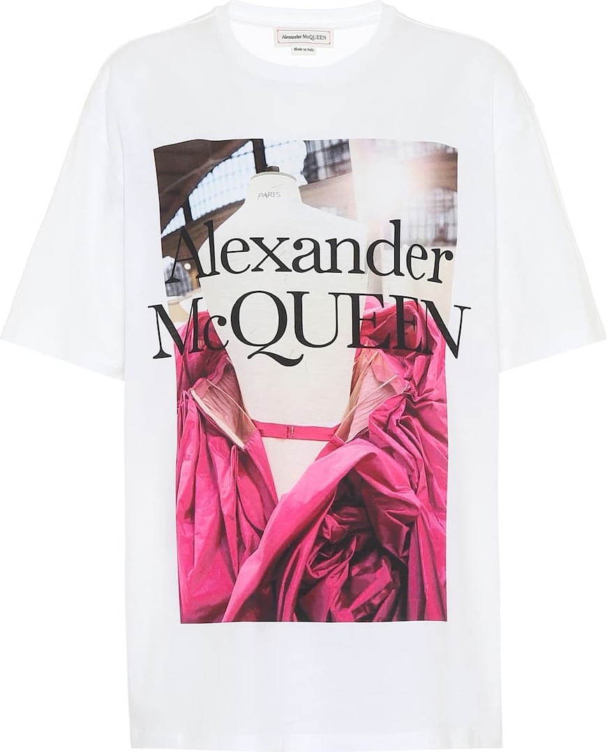 Alexander McQueen Logo cotton T-shirt