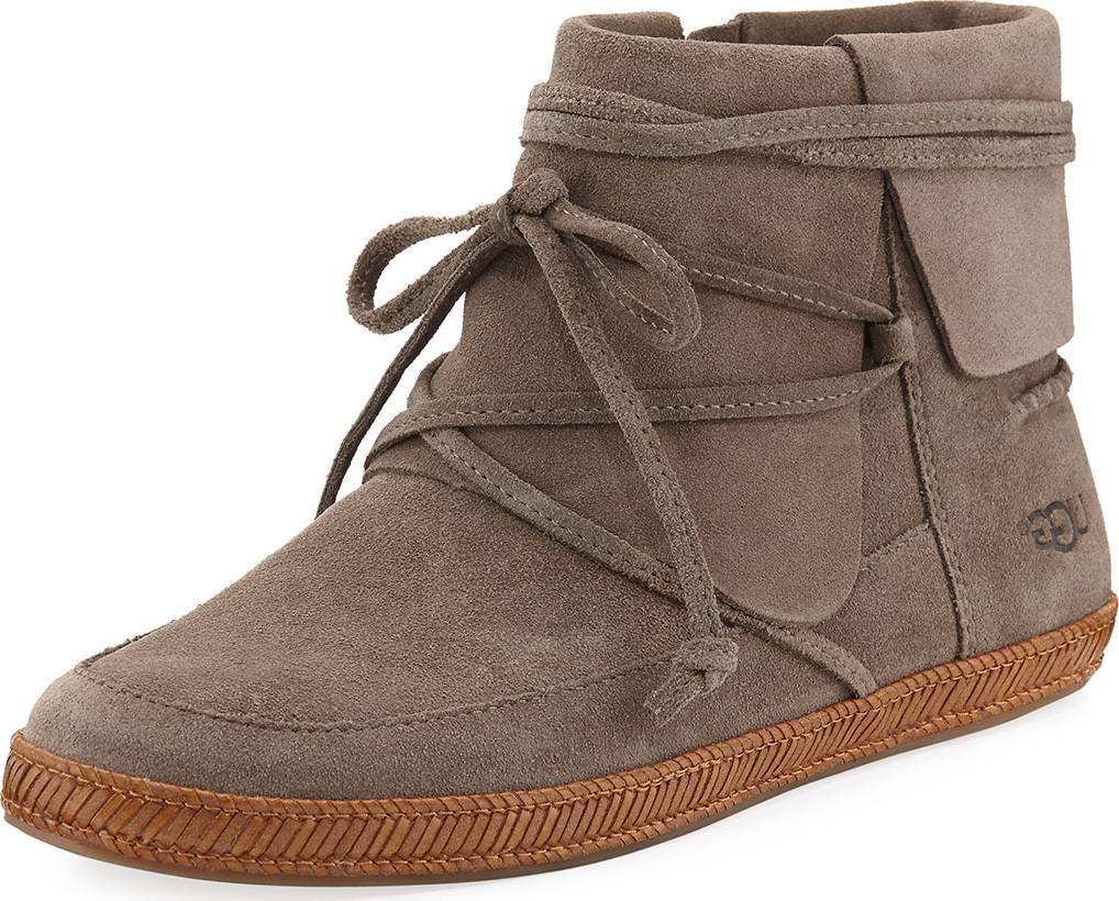 UGG Reid Lace-Up Flat Moc Bootie