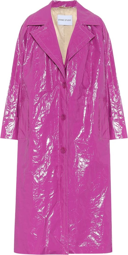 STAND STUDIO Lexie vinyl coat