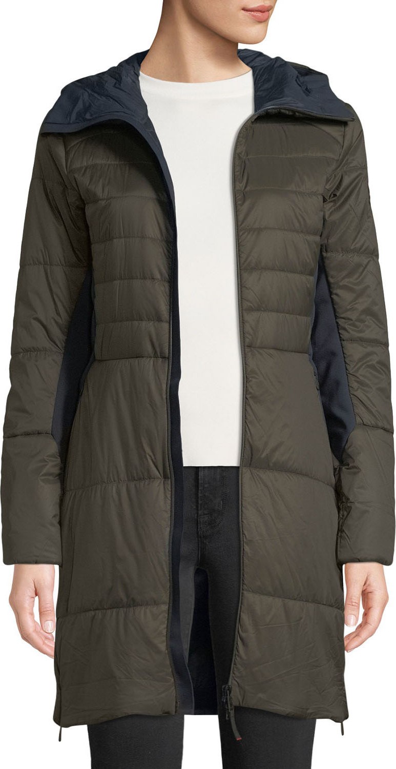 Bogner Jill Fitted Puffer Coat w/ Hood