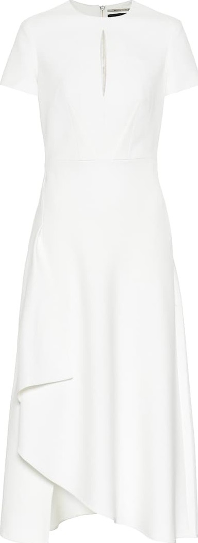 Roland Mouret Ardmore crêpe midi dress